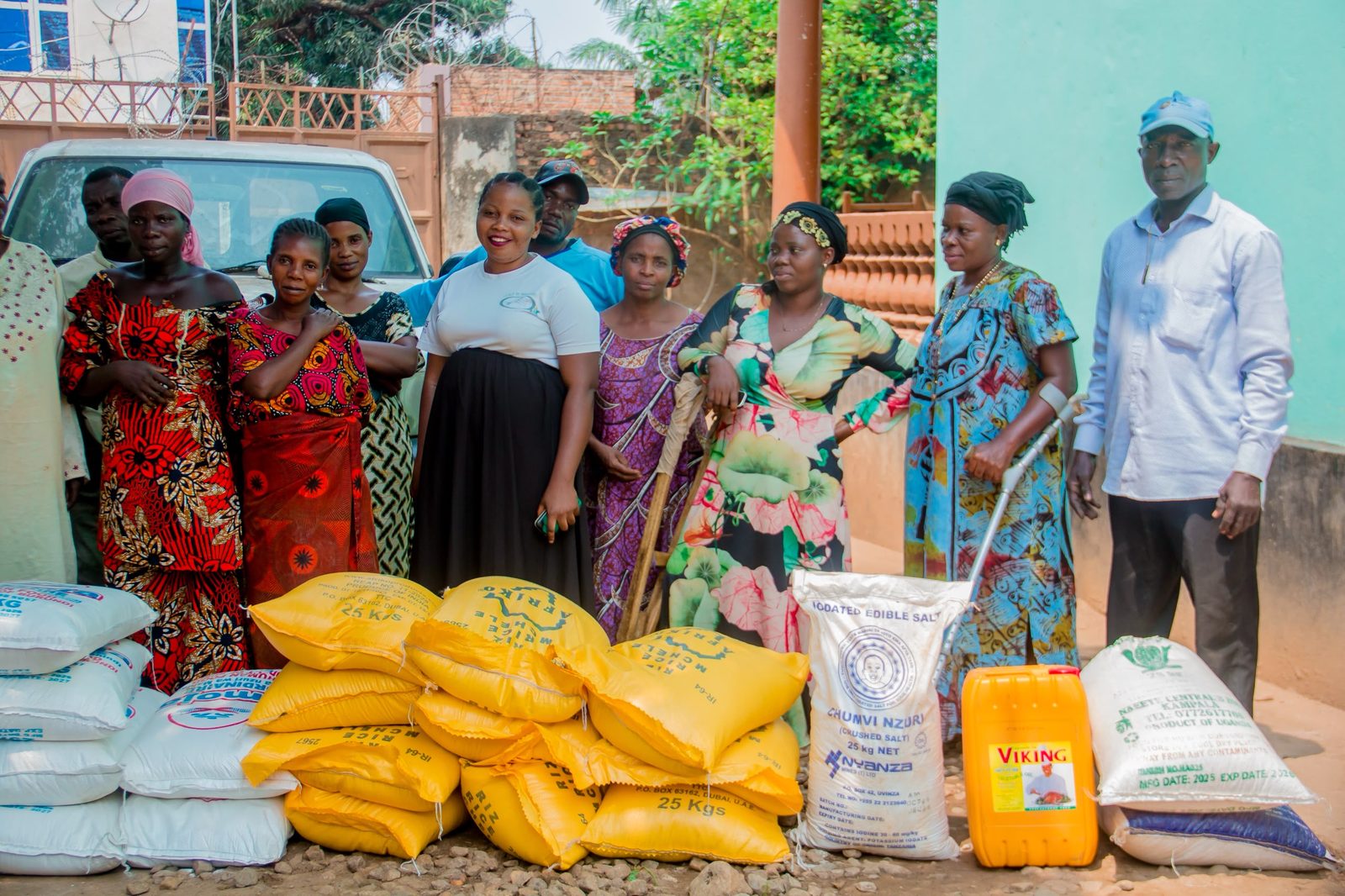 Food supplies handed to women in Uvira, July 2026
